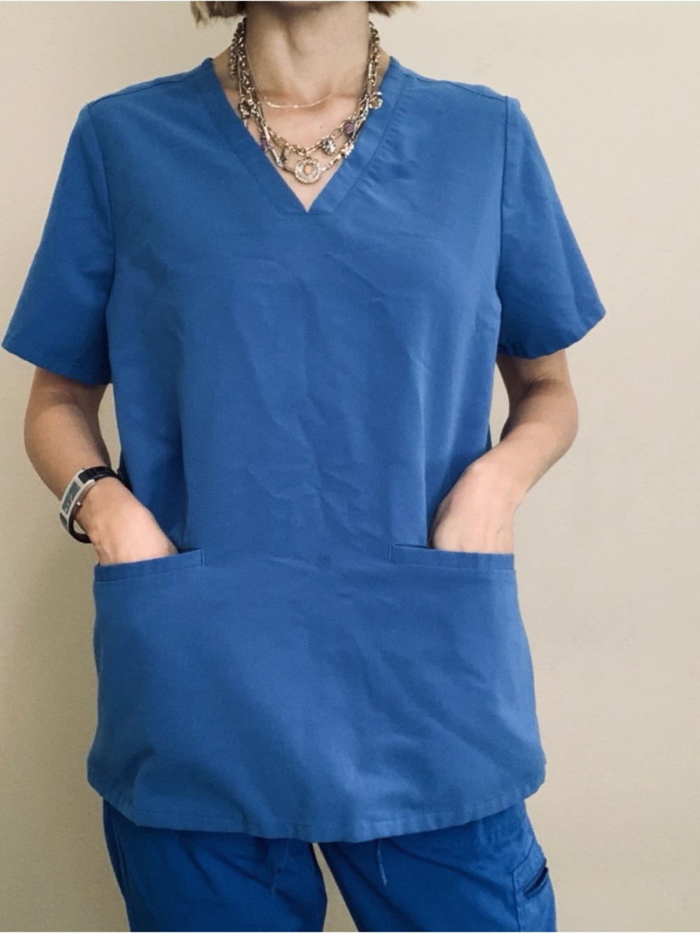 Medical scrubs one set